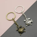 Zinc Alloy Helicopter Shape Keychain Travel Bag Charm Gift view 1