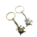 Zinc Alloy Helicopter Shape Keychain Travel Bag Charm Gift view 5