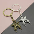 Metal Butterfly Keychain Elegant Bag Charm Key Ring Gift view 1