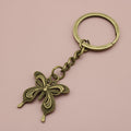Metal Butterfly Keychain Elegant Bag Charm Key Ring Gift view 6