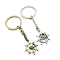 Metal Boat Paddle Keychain Car Bag Charm Gift Ring view 5