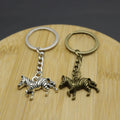 Metal Zebra Keychain Bag Charm view 4