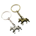 Metal Zebra Keychain Bag Charm view 5
