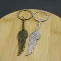Zinc Alloy Simple Feather Keychain Bag Charm Gift view 4