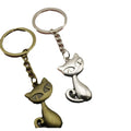 Metal Cat Keychain Bag Charm Key Ring Gift view 5