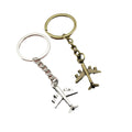 Metal Airplane Shape Keychain Travel Bag Charm Gift view 5