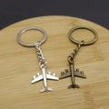Metal Airplane Shape Keychain Travel Bag Charm Gift view 4