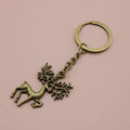 Zinc Alloy Minimal Deer Keychain Bag Charm view 6