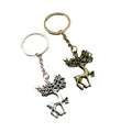 Zinc Alloy Minimal Deer Keychain Bag Charm view 5