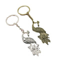Zinc Alloy Peacock Keychain Bag Charm Gift view 5
