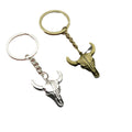 Metal Bull Head Keychain Bag Charm Key Ring view 5