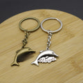 Metal Dolphin Pendant Keychain Ocean Bag Charm Gift view 3