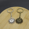 Metal Sun Keychain Bag Charm view 4