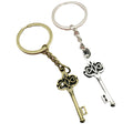 Metal Heart Triangle Keychain Bag Charm Key Ring view 5