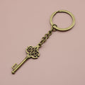 Metal Heart Triangle Keychain Bag Charm Key Ring view 6