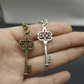 Metal Heart Triangle Keychain Bag Charm Key Ring view 4