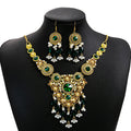 Luxury Vintage Palace Style Geometric Flower Tassel Alloy Rhinestone Crystal Pearl Drop Dangle Earrings view 5