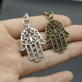 Metal Palm Hand Keychain Bag Charm view 3