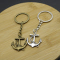 Zinc Alloy Simple Anchor Keychain Key Ring Gift view 4