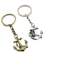 Zinc Alloy Simple Anchor Keychain Key Ring Gift view 5