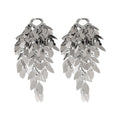Metal Flower Bow Tassel Drop Earrings For Women Fashion OL Luxury Statement Ear Studs view 5