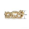 Full Rhinestone Chain Wrap Ring For Women, Luxury Heavywork Statement Finger Ring, Trendy Jewelry view 5