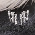 Light Luxury Unique Stud Earrings With Niche Designer European Style For Autumn Winter Women view 2