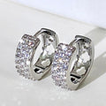 Luxury Full Pave Zircon Ear Cuffs For Women, Sparkling European Magazine Style Earrings view 2