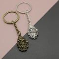Zinc Alloy Santa Claus Keychain Christmas Holiday Gift view 1