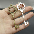 Metal Simple Flower Keychain Floral Bag Charm Gift view 4