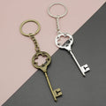 Metal Simple Flower Keychain Floral Bag Charm Gift view 1