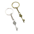Zinc Alloy Heart Key Shape Keychain Romantic Bag Charm Gift view 5