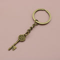 Zinc Alloy Heart Key Shape Keychain Romantic Bag Charm Gift view 6