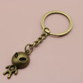 Metal Alien Shape Keychain Novelty Bag Charm Gift view 6
