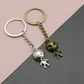 Metal Alien Shape Keychain Novelty Bag Charm Gift view 1