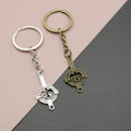 Zinc Alloy Minimalist Cross Keychain Gift Key Ring view 1