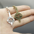 Zinc Alloy Minimalist Cross Keychain Gift Key Ring view 3
