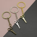 Metal Scissors Keychain Bag Charm Key Ring Gift view 1