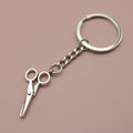 Metal Scissors Keychain Bag Charm Key Ring Gift view 4