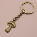 Metal Simple Mushroom Keychain Cute Bag Charm Gift view 6