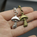 Metal Simple Mushroom Keychain Cute Bag Charm Gift view 4