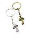 Metal Simple Mushroom Keychain Cute Bag Charm Gift view 5
