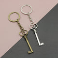 Metal Heart And Key Keychain Bag Charm Gift view 1