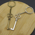 Metal Heart And Key Keychain Bag Charm Gift view 4