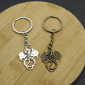Metal Dragon Keychain Creative Key Ring Gift view 3