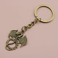 Metal Dragon Keychain Creative Key Ring Gift view 6