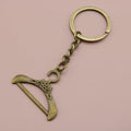 Metal Clothes Hanger Keychain Bag Charm Key Ring view 6