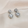 Silver Needle Alloy Rhinestone Star Butterfly Pearl Tassel Geometric Elegant Drop Stud Earrings view 4
