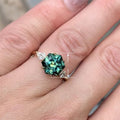Unique Design Gold Tone Women's Ring, Elegant Luxury Wedding Party Jewelry Accessory view 5