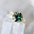 Unique Design Gold Tone Women's Ring, Elegant Luxury Wedding Party Jewelry Accessory view 3